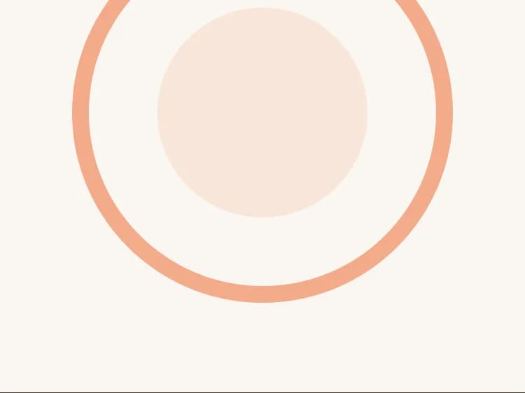 Abstract circular graphic representing the club entrance